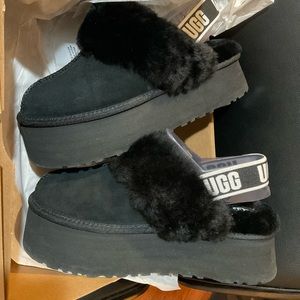 Black UGG Funkette size 10